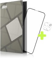 Tempered Glass Protector rámčekové na iPhone 13 mini + sklo na kameru (Case Friendly) - Ochranné sklo