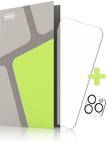 Tempered Glass Protector 0.3mm for iPhone 14 Pro + camera glass (Case Friendly) - Glass Screen Protector - Main image