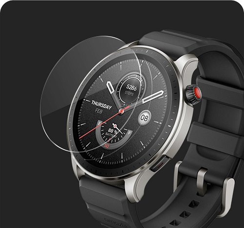 Tempered Glass Protector for Amazfit GTR 4, waterproof - Glass Screen  Protector