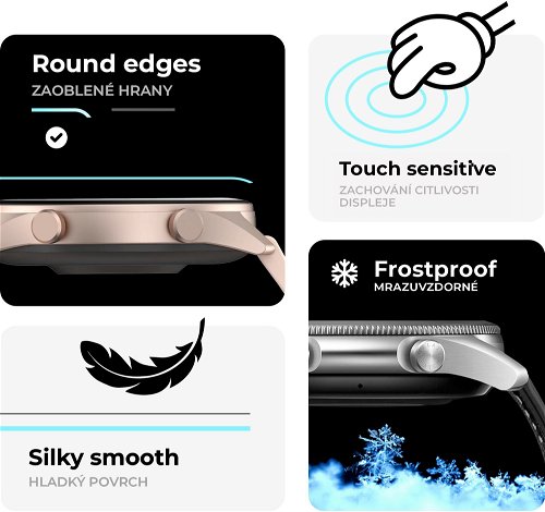 Tempered Glass Protector pro Xiaomi Redmi Watch 3 Active, voděodolné -  Glass Screen Protector