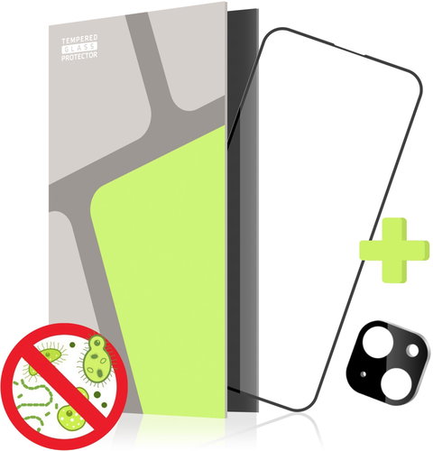 Tempered Glass Protector iPhone 15 üvegfólia - antibakteriális + kamera védő fólia - Üvegfólia - Fő fotó