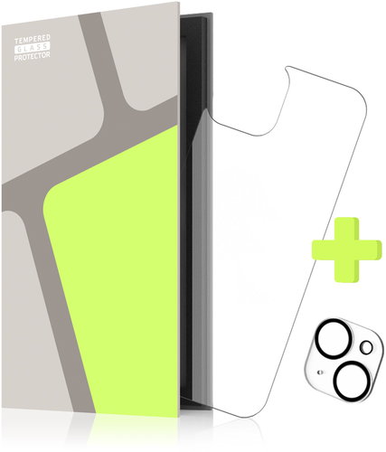 Tempered Glass Protector for iPhone 15, glass on the back + camera - Glass Screen Protector - Main image