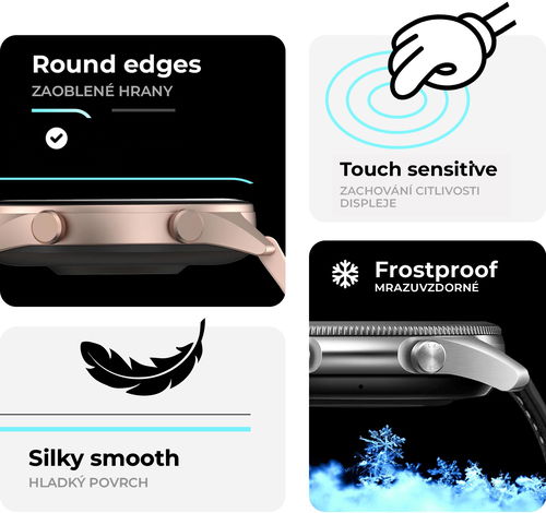 Tempered Glass Protector pro Xiaomi Redmi Watch 3 Active, voděodolné -  Glass Screen Protector