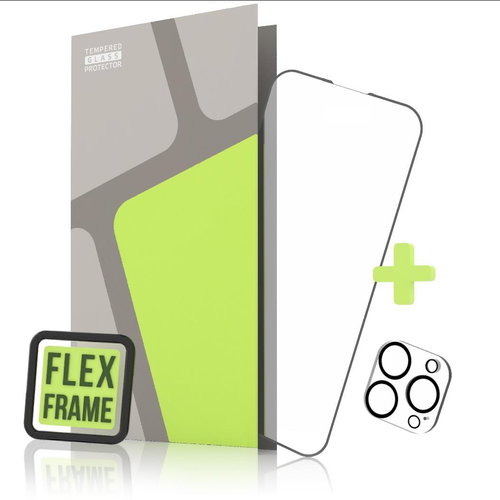 Tempered Glass Protector for iPhone 14 Pro Max, 3D FlexFrame + camera glass - Camera Glass - Main image