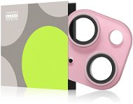 Objektiv-Schutzglas Tempered Glass Protector für iPhone 15 / 15 Plus / 14 / 14 Plus, rosa - Ochranné sklo na objektiv