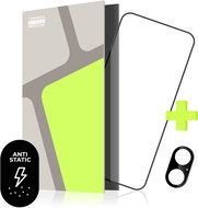Tempered Glass Protector for iPhone 16 + camera glass (with adhesive layer to repel dust) - Glass Screen Protector