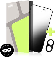 Tempered Glass Protector iPhone 16 Plus üvegfólia + kameravédő fólia - Privacy, Case Friendly - Üvegfólia