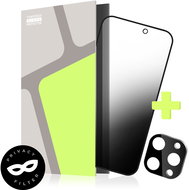 Tempered Glass Protector for iPhone 16 Pro Max, PRIVACY + camera glass (Case Friendly) - Glass Screen Protector