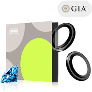 Tempered Glass Protector sapphire - iPhone 16 / 16 Plus, 0.5 carat + certificate, black - Camera Glass