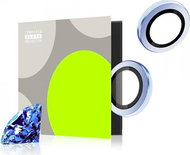 Tempered Glass Protector Sapphire for iPhone 15 / 15 Plus / 14 / 14 Plus, Black (0.5 Carat) - Camera Glass