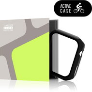 Tempered Glass Protector for Apple Watch 9 / 8 / 7 45mm, black glossy - Glass Screen Protector