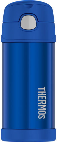 THERMOS FUNtainer Children's Thermos with Straw 0.355L, Blue - Children's Thermos - Main image