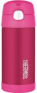 THERMOS FUNtainer Children's Thermos Flask with Straw 0.355L, Pink - Children's Thermos