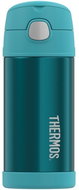THERMOS FUNtainer Children's Insulated Flask with Straw 0.355L, Turquoise - Children's Thermos