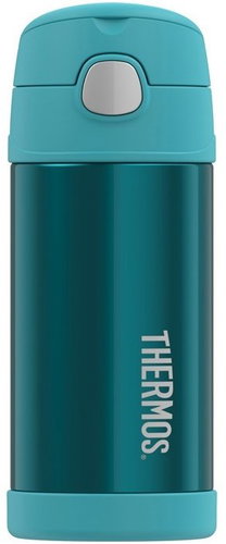THERMOS FUNtainer Children's Insulated Flask with Straw 0.355L, Turquoise - Children's Thermos - Main image