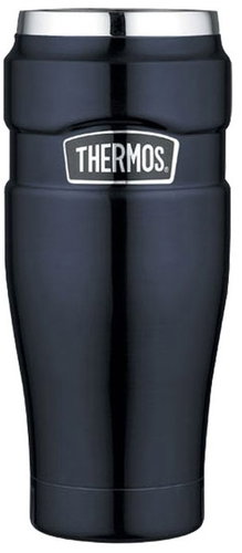 THERMOS Stainless King 0.47L Watertight Travel Mug, Dark Blue - Thermal Mug - Main image