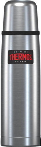 THERMOS Vacuum Flask with Push-Button Stopper 0.5L Stainless Steel - Thermos - Main image