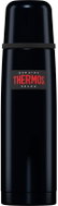THERMOS Vacuum Flask with Push-Button Cap 0.5L Dark Blue - Thermos