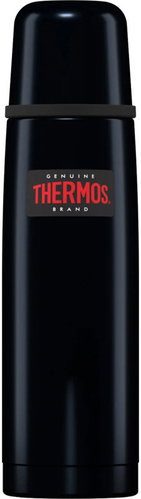 THERMOS Vacuum Flask with Push-Button Cap 0.5L Dark Blue - Thermos - Main image