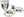 Plate + bowl + cup for kids KRTEK GARDENER