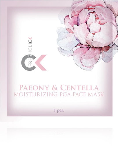 TianDe Fresh Click hydratační pleťová PGA-maska s pivoňkou a pupečníkem asijským, 1 ks - Face Mask - Main image