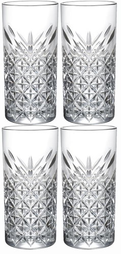 Pasabahce Glasses long drink 450ml TIMELESS 4pcs Main image Pasabahce Glasses long drink 450ml TIMELESS 4pcs - Glass - Main image