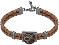 Timberland double men's leather bracelet, brown TDAGB0001902 - Bracelet