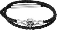 Timberland Men's Double Leather Bracelet Black - Bracelet
