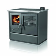 TIM SISTEM NORTH HYDRO ECO P black 16 kW, multi-storey cooker for TP - Solid Fuel Stove