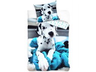 TipTrade Sheets photo print Dog Dalmatin 140 × 200, 70 × 90 cm - Bed Linen