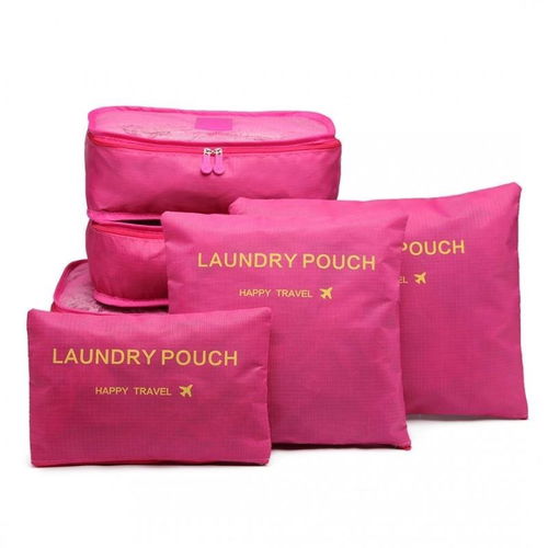 Sada cestovních organizérů růžová - Packing Cubes - Hlavní obrázek