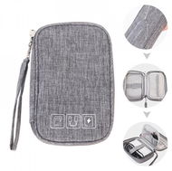 Cable and electronics organiser S - Grey - Cable Organiser Bag