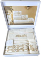 Tivolyo Home - Dárková sada ručníků a osušky DURANTE, 3 ks, bílá - Towel Set