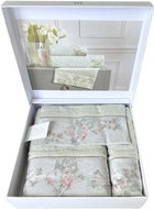 Tivolyo Home - Dárková sada ručníků a osušky NOSTALGIA 3 ks, zelená - Towel Set