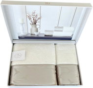Tivolyo Home - Dárková sada ručník a osuška COLIBRI, 2 ks, bílá-šedá - Towel Set