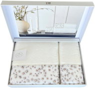 Tivolyo Home - Dárková sada ručník a osuška MARY, 2 ks, bílá - Towel Set