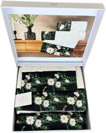 Tivolyo Home - Dárková sada ručníků a osušky CALDERON, 3 ks, bílá-černá - Towel Set