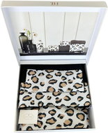 Tivolyo Home - Dárková sada ručníků a osušky CHEETAH, 3 ks, černá-bílá - Towel Set