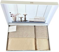 Tivolyo Home - Dárková sada ručník a osuška STELLA, 2 ks, béžová - Towel Set
