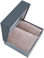 Soft Cotton Gift pack towel and bath towel HERA, 2 pcs, beige - Towel