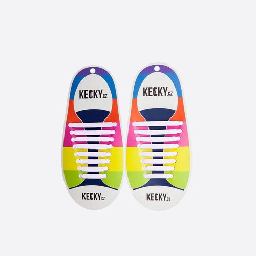 White Silicone Laces - Shoe Laces - Main image