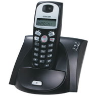 Sencor STC 68 DECT GAP, digitální bezdrátový domácí telefon, CZ menu, paging, černý (black) - Home Phone