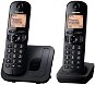 Panasonic KX-TGC212FXB Twinpack Black - Landline Phone
