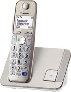 Panasonic KX-TGE210FXN Gold/White - Telefón na pevnú linku