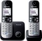 Panasonic KX-TG6812FXB Black - Telefon pro pevnou linku