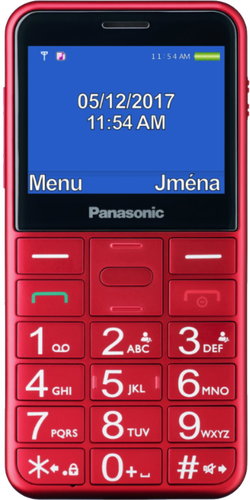 Panasonic KX-TU150EX red - Mobile Phone - Main image