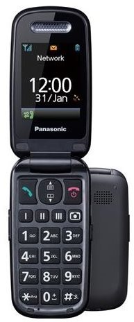 Panasonic KX-TU466EXBE black - Mobile Phone - Main image
