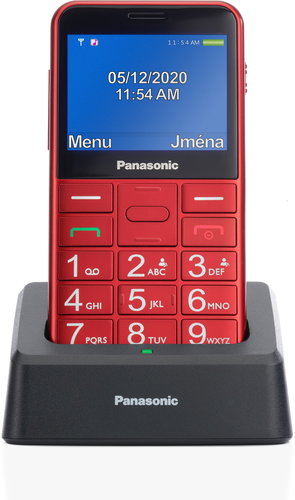 Panasonic KX-TU155EXRN red - Mobile Phone - Main image