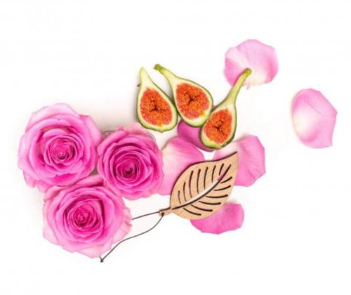 THE LEAF - Figs and Roses - Car Air Freshener - Main image