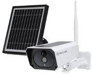 Tellur WiFi Smart napelemes kamera 1080P, IP65, PIR, kültéri, fehér - IP kamera
